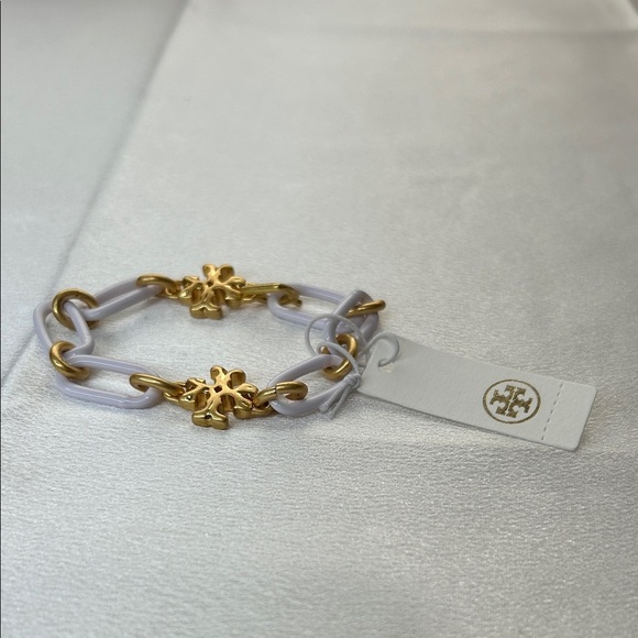 Tory Burch Jewelry - Brand new Tory Burch gold and white bracelet